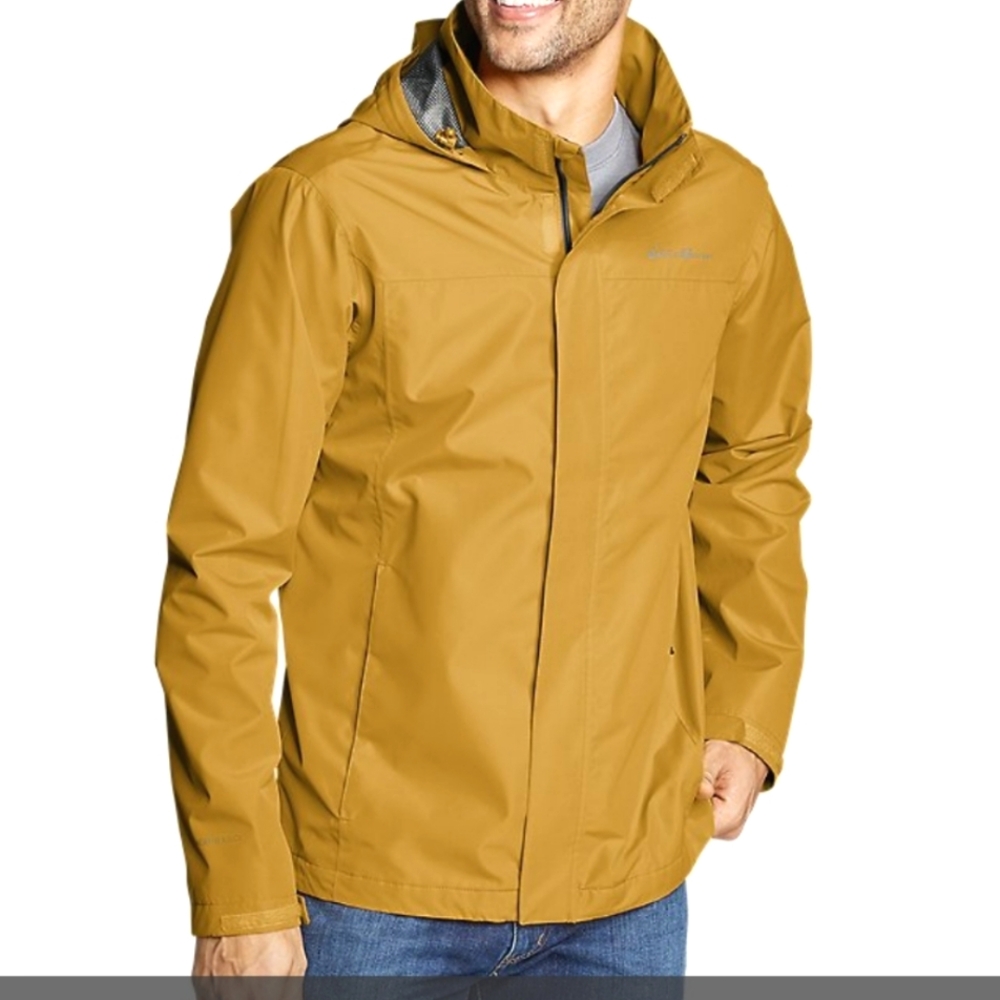 Eddie Bauer Rainfoil Two Layer Rain Wind Resistant Jacket